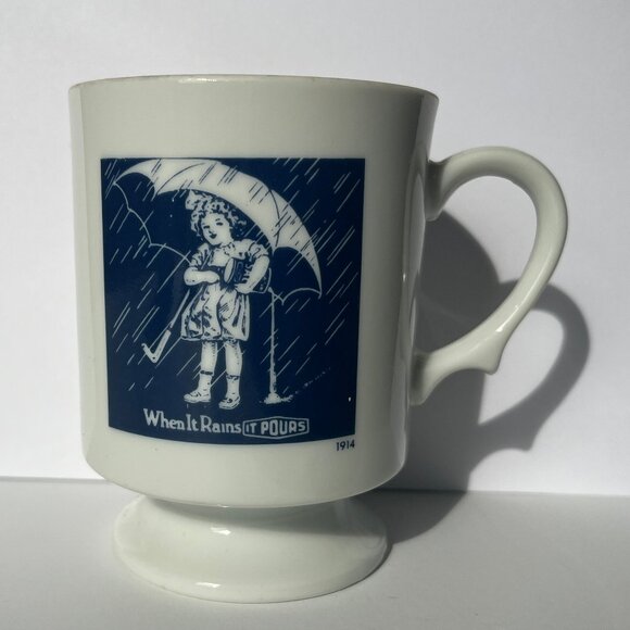 Vintage Morton Salt Girl Mug - Picture 1 of 1